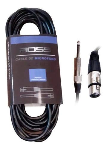 Cable Canon - Plug Ross C-cp-6m De 6mts - Free Music