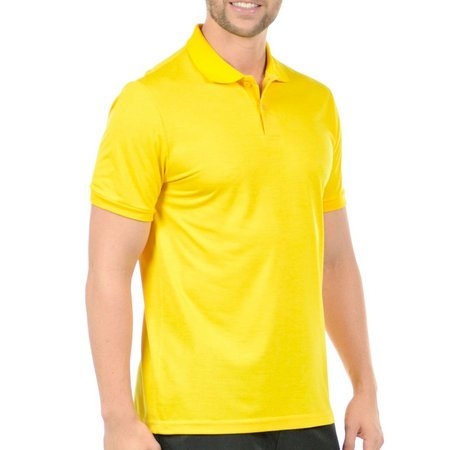 Camiseta Polo amarelo Canário