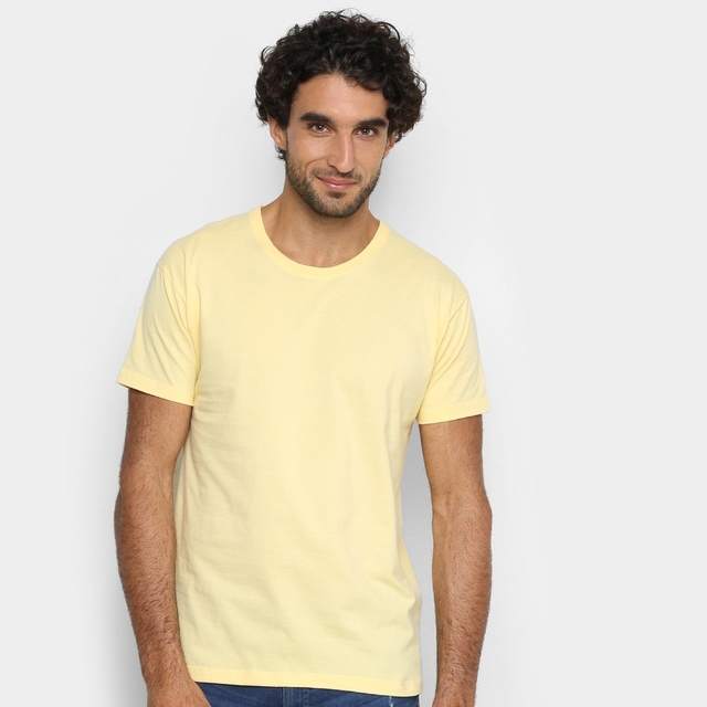 Camiseta Amarelo Bebê - Comprar em MG Confecção