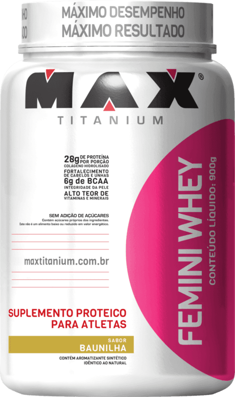 FEMINI WHEY 900G - MAX TITANIUM