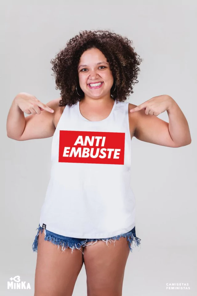 Camiseta Anti Embuste - MinKa Camisetas