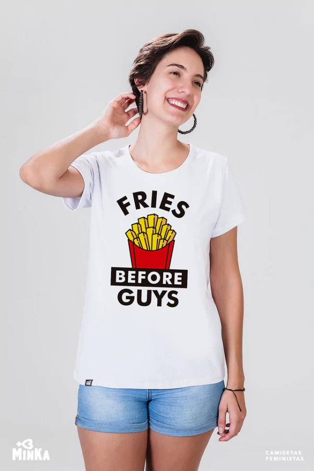 Camiseta Fries Before Guys - MinKa Camisetas