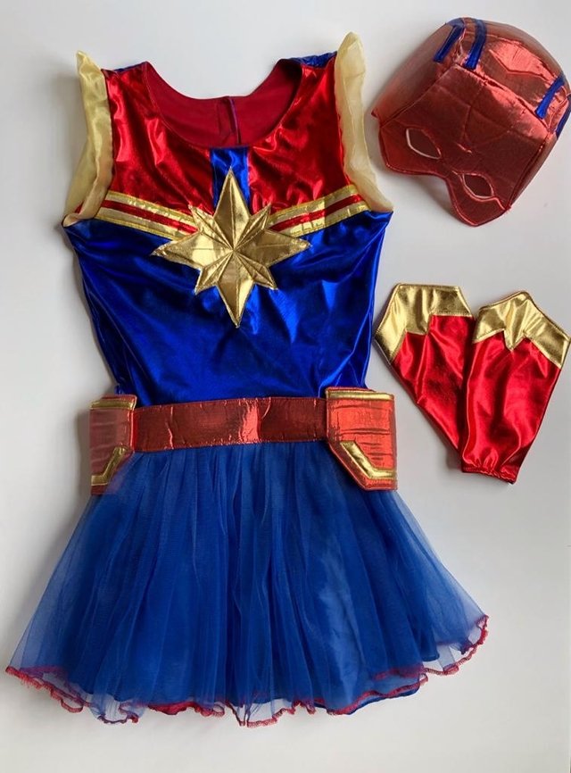 Capitana Marvel (vestido) - Tienda Tertulia Disfraces