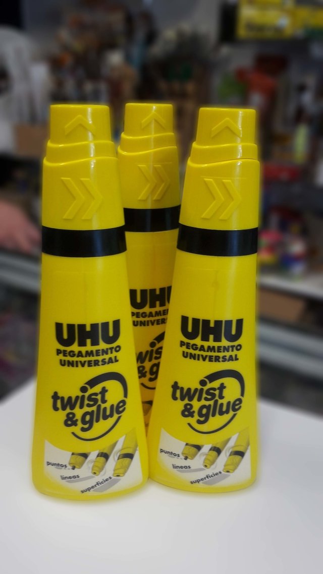Adhesivo Universal UHU frasco fácil (pega telgopor) x90ml