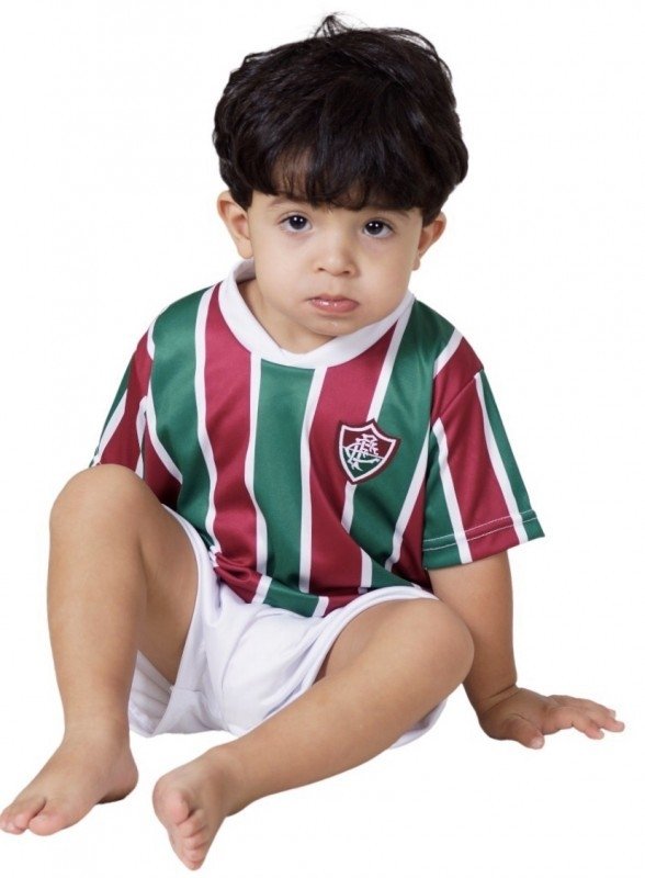 Conjunto Fluminense Tricolor Infantil - Torcida Baby