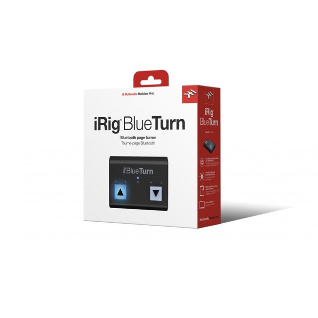 Virador de Páginas Bluetooth IK Multimedia iRig Blue Turn - AC2084