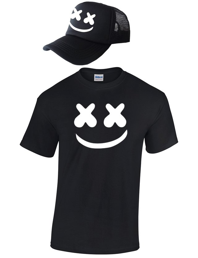 DJ MARSHMELLO , camiseta + gorra
