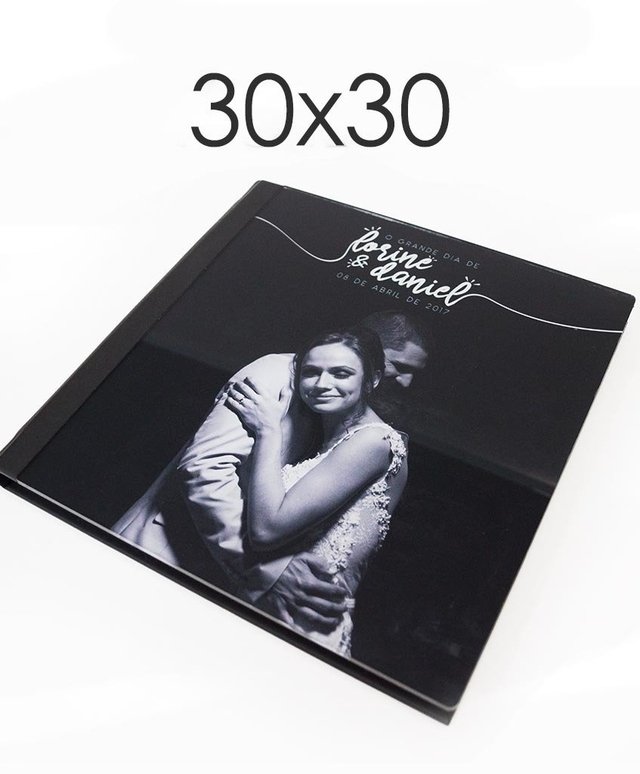 Álbum Encadernado Acrílico- 30x30 Q0 - Quero Álbum
