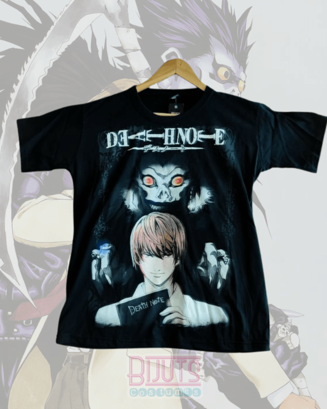 Camisa Death Note - Raito e Ryuuku - Bijuts Costumes