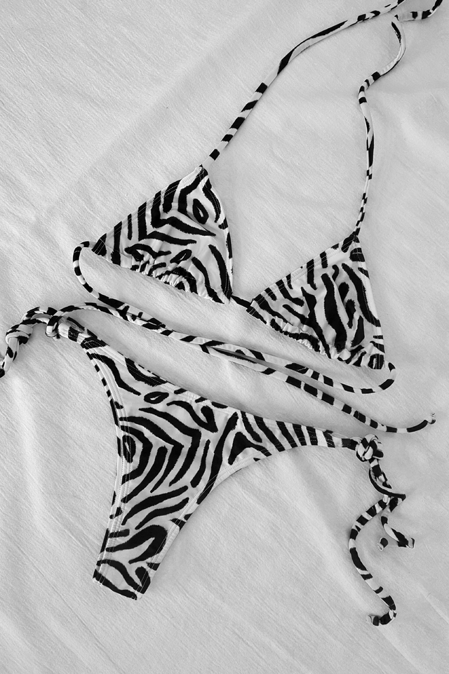 Bikini NIZA Cebra Blanco - Comprar en Tailand Swim