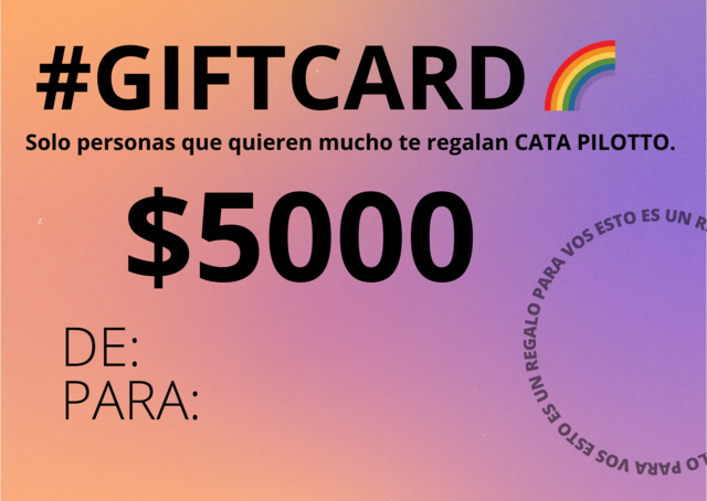 GIFT CARD - Comprar en Cata Pilotto
