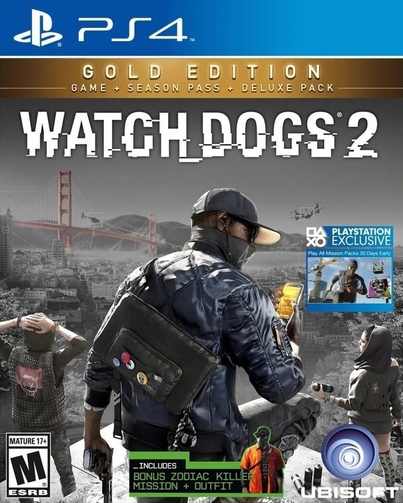 Watch Dogs 2 Gold Edition - PS4 (P)