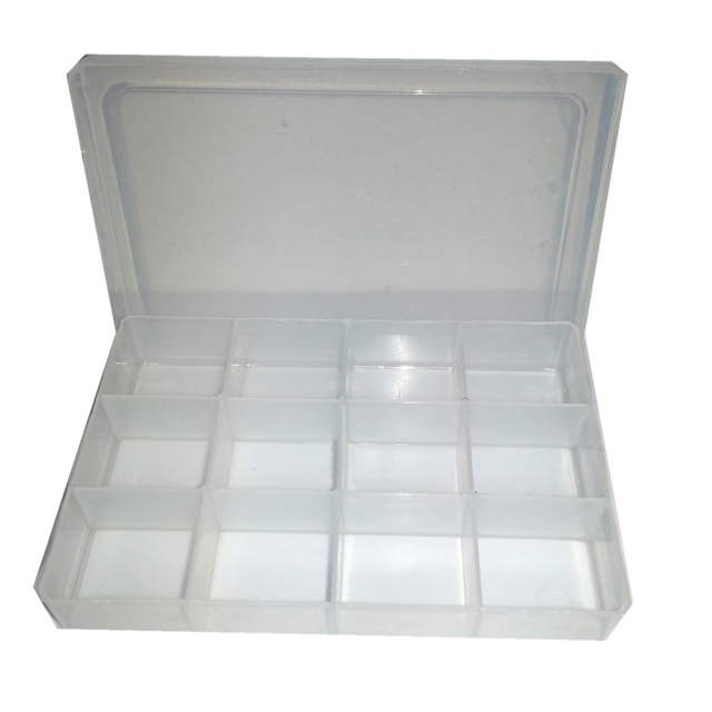 Organizador Plastico 12 Divisiones 16 x 11 x 2,8 cm Comprar Online