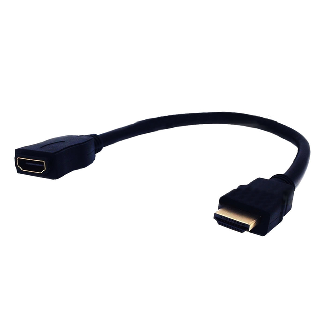 Reductor familia real Interacción Cable HDMI Macho a HDMI Hembra Extension 25 cms Comprar Online