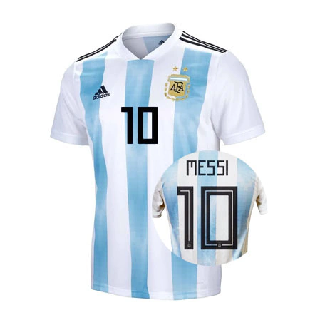Camiseta Argentina 2018 Titular + Estampado