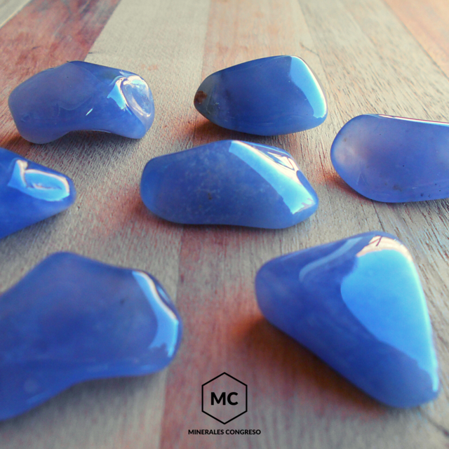 Rizado maravilloso Mensurable Calcedonia Azul - Comprar en Minerales Congreso