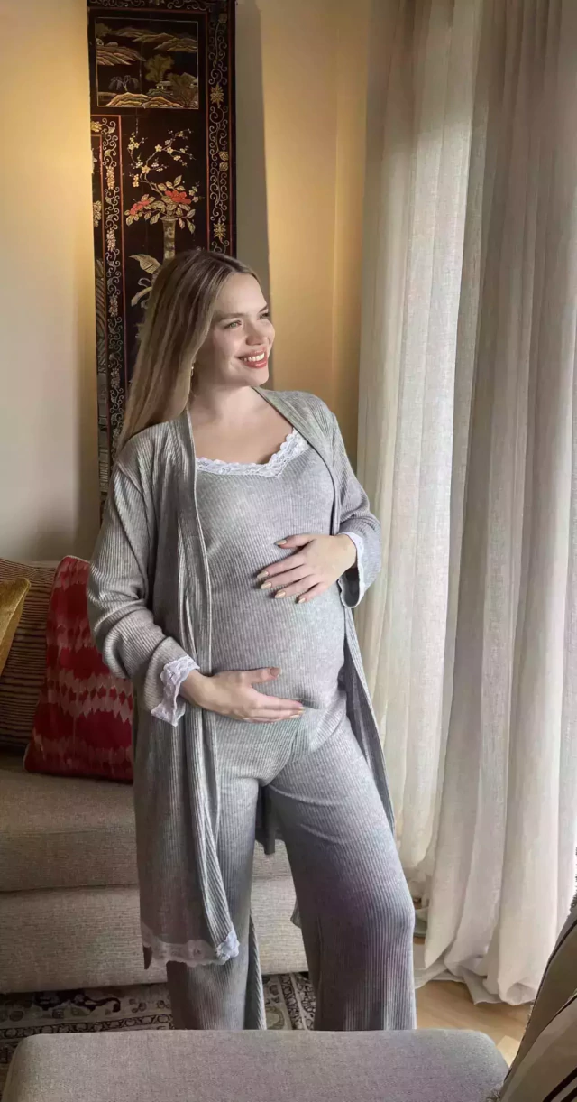 Bata Ali Angora Gris - Comprar en EG Embarazadas