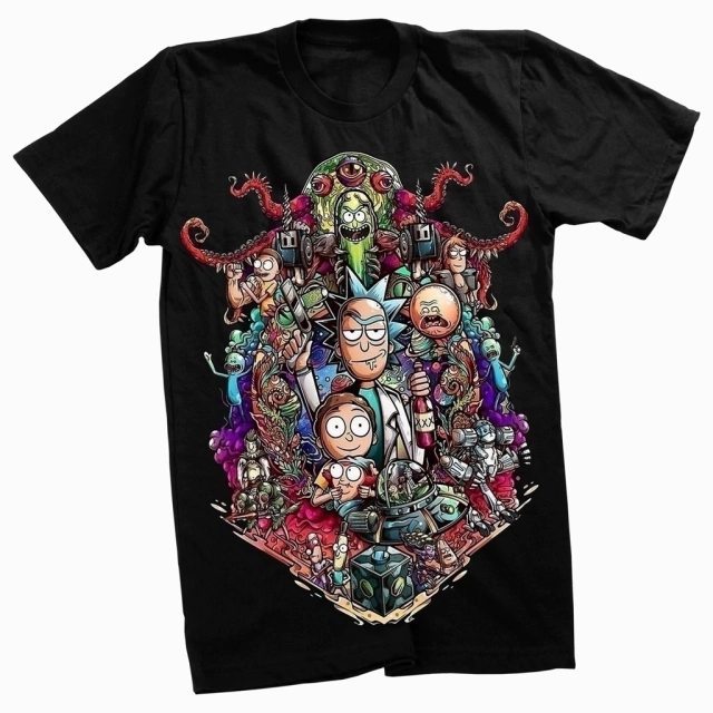 Remera Rick and Morty Colores