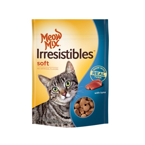 meow mix irresistibles soft tuna