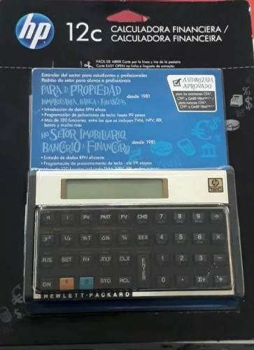 Calculadora Financeira Hp 12c Gold Português Original Lacrad