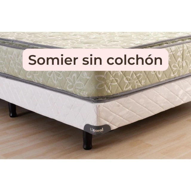 Somier (base) sin colchón 1,00x1,90m 1 1/2 plaza (Twin)