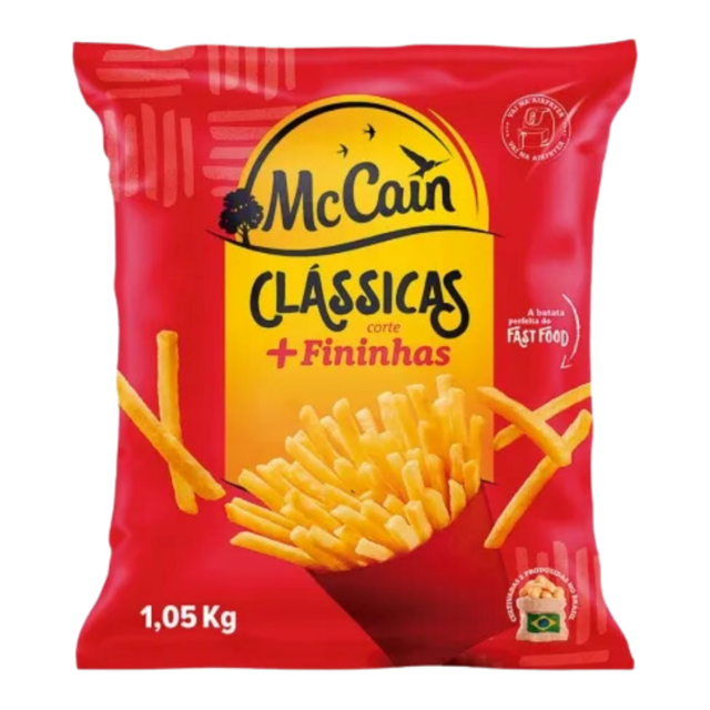 Batata Pré Fritas Mccain 1 05kg Clássicas Corte Fininhas