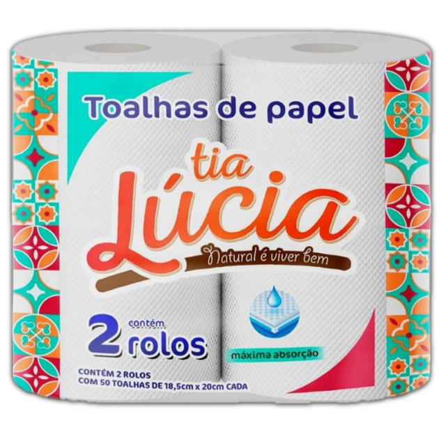 PAPEL TOALHA TIA LÚCIA C/2UN - Supermercado Barracão