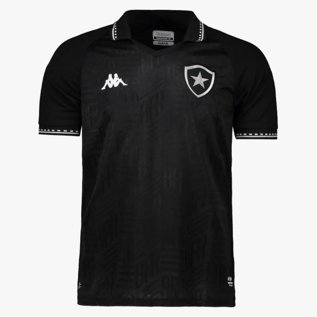 Camisa Botafogo Preta Kappa 2021 | Produto do Botafogo