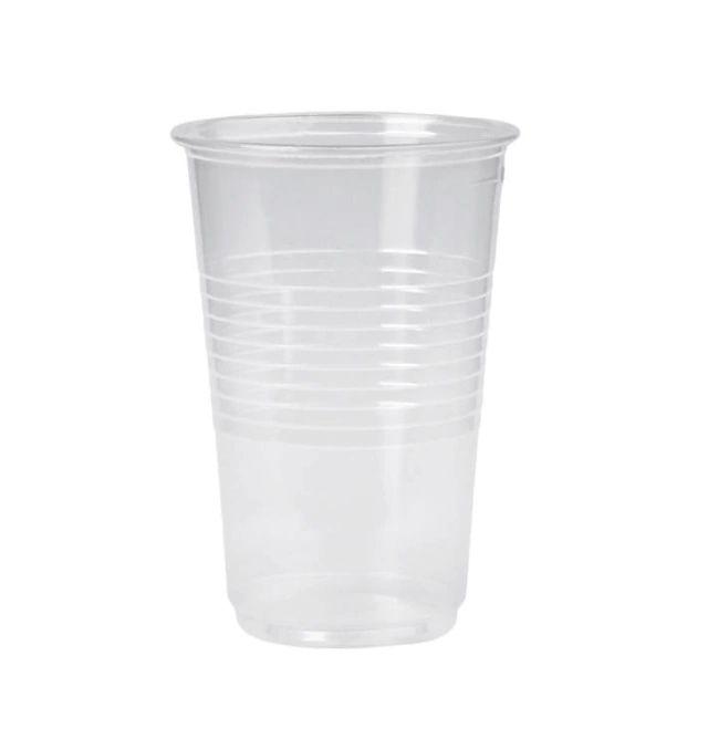 Vasos plasticos transparentes 1/2 litro x10