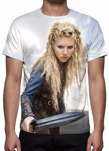 Camiseta Série Vikings Lagertha Mod 02