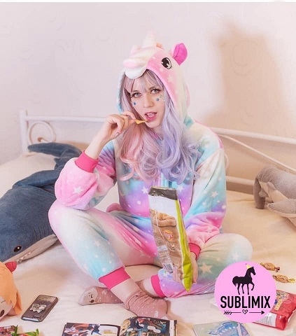 Pijama Unicornio estrellas - Comprar en Sublimix
