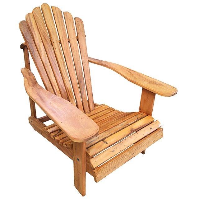 Cadeira Leque de madeira de demolição