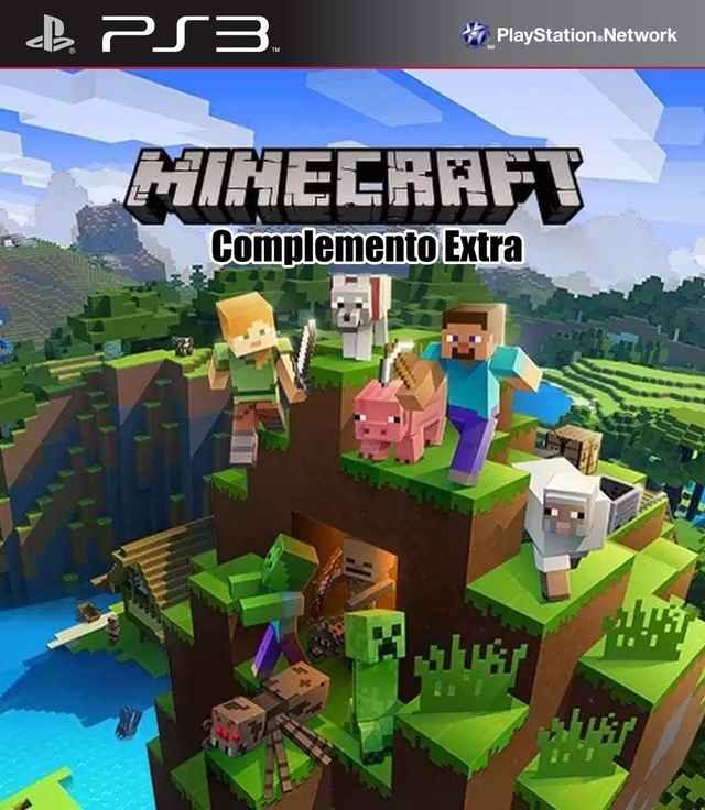 Minecraft Complementos Extras PS3 Digital - Pata´s
