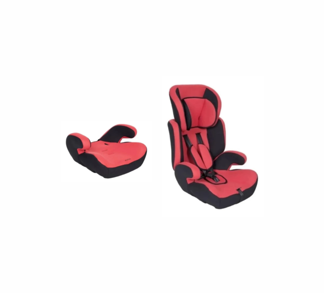 Cadeira Automóvel Infantil Assento 9 a 36kg Angel Baby Pop Preto Vermelho  DRC G1 G2 G3 Styll