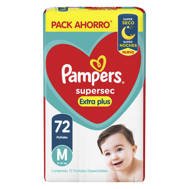 PAMPERS SUPERSEC MES CONSUMO