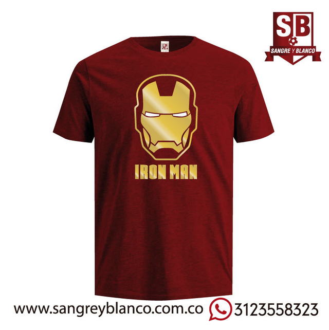 Camiseta Iron Man - Comprar en Sangre y Blanco