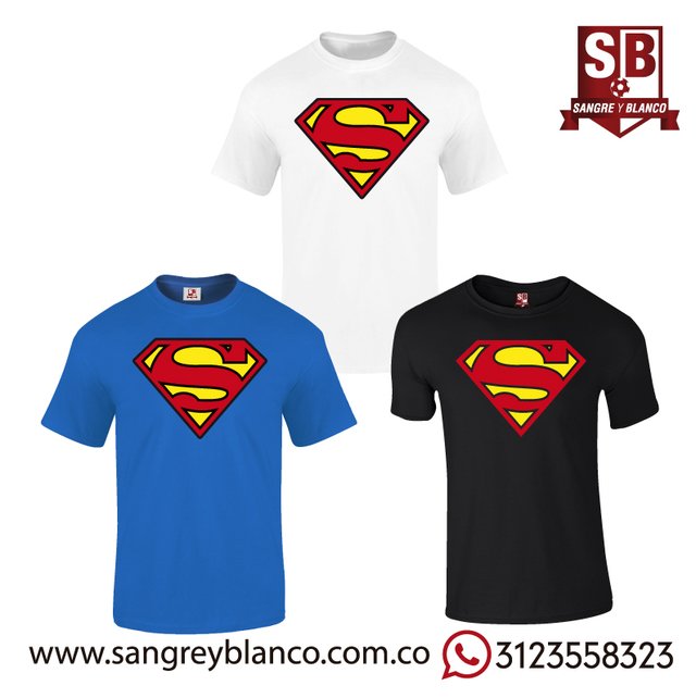Camiseta Superman Comprar en Sangre y Blanco