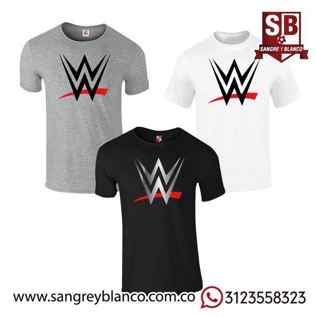 Camiseta WWE - Comprar en Sangre y Blanco
