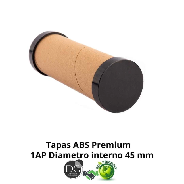 1AP 5cm (alto) diametro 45mm x50u con tapas ABS Premium