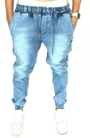 Calça Jogger Jeans Track Pants (Masculino)