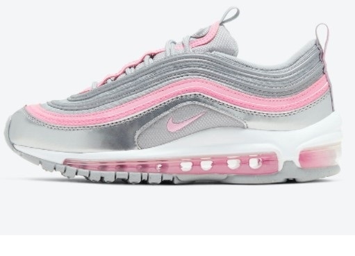 pink and gray air max 97