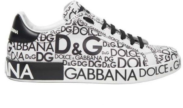 Tênis Dolce & Gabbana Portofino Branco Printed (Masculino)