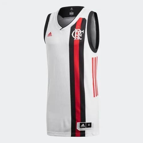 Northern tin dividend Camiseta Regata de Basquete Flamengo Adidas II 2017 2018 Jogador Swingman  CW3272