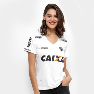 Camisa Atlético Mineiro Topper Feminina - Branco - 4201669-001