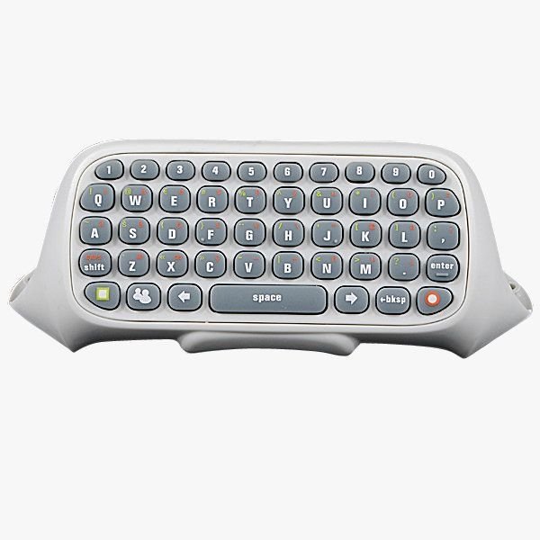 Teclado chatpad para xbox-360 branco - não oficial