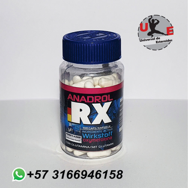 ANADROL OXIMETOLONA X 100 CAPSULAS RX ANABOLIC