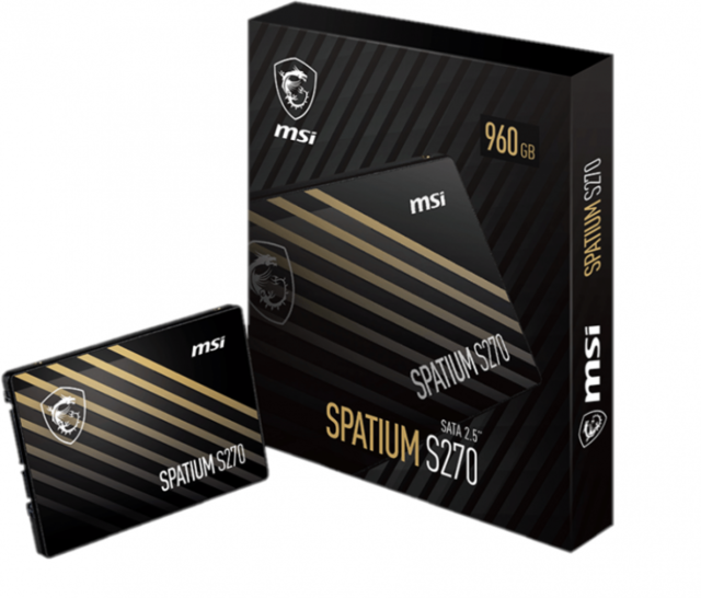 EXXA venta de DISCO SOLIDO SSD MSI 240GB SPATIUM S270 2.5 SATA3 7MM