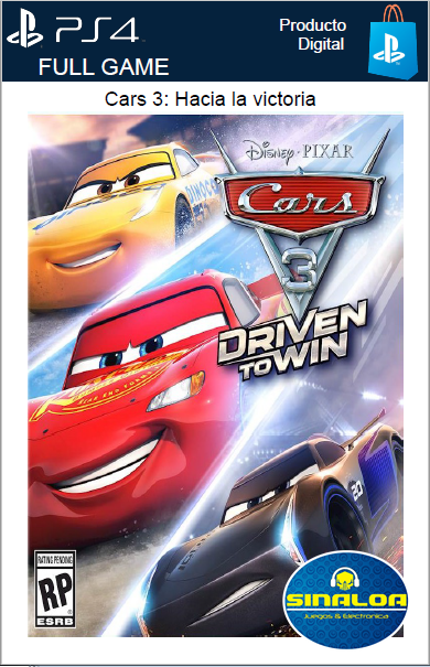 Cars 3: Hacia la victoria (Formato digital) PS4 cuenta secundaria