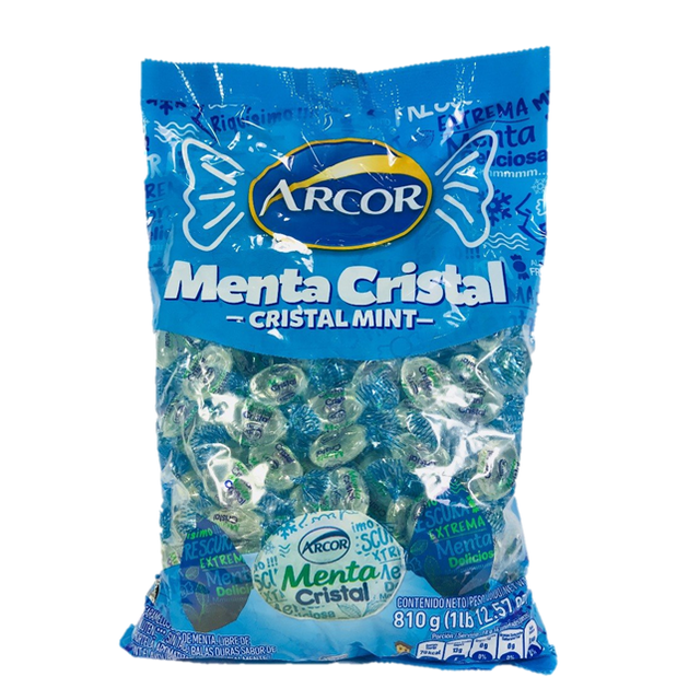 Caramelos Menta Cristal Arcor X810grs - Sweet Market