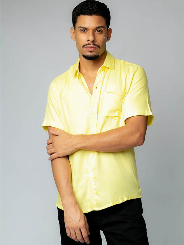 Camisa Amarela - Phiphi Camisaria - Camisas Estilosas